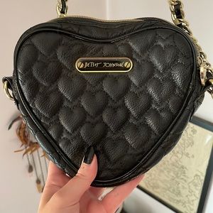 Betsey Johnson Heart Crossbody Bag